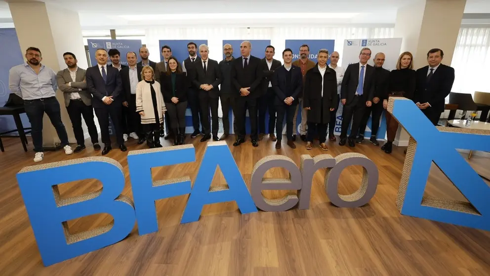 Participantes en la jornada de bienvenida de la 4&ordf; BFaero.