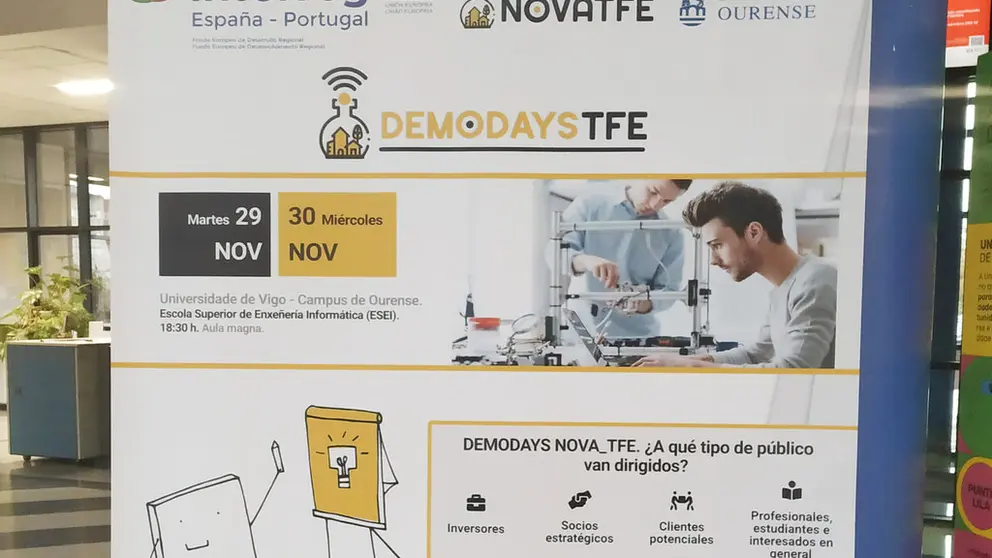 Os Demo Days TFE desenvolveranse o martes e m&eacute;rcores pola tarde na Escola Superior de Enxe&ntilde;ar&iacute;a Inform&aacute;tica de Ourense.