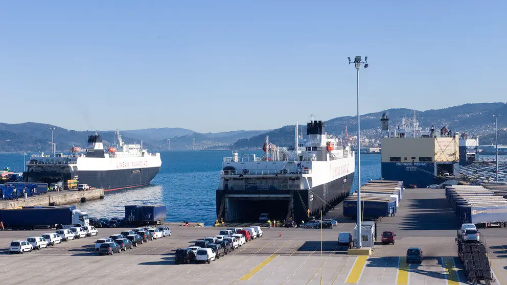 Terminal de Bouzas del puerto de Vigo.