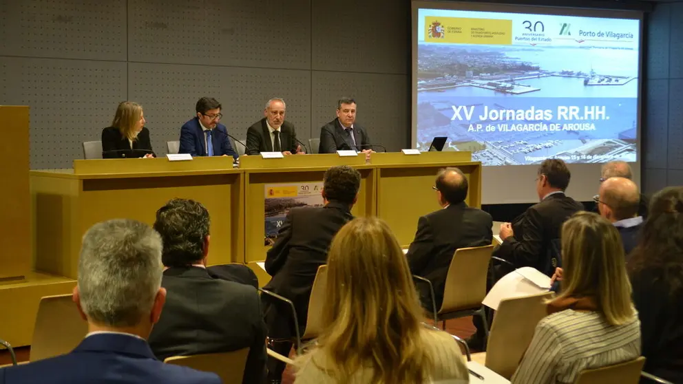 El presidente de Puertos del Estado inaugur&oacute; las jornadas t&eacute;cnicas que se celebran en Vilagarc&iacute;a.