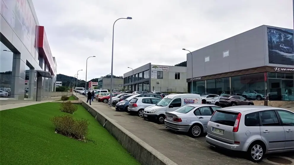 Una imagen de archivo del parque empresarial de Muros.