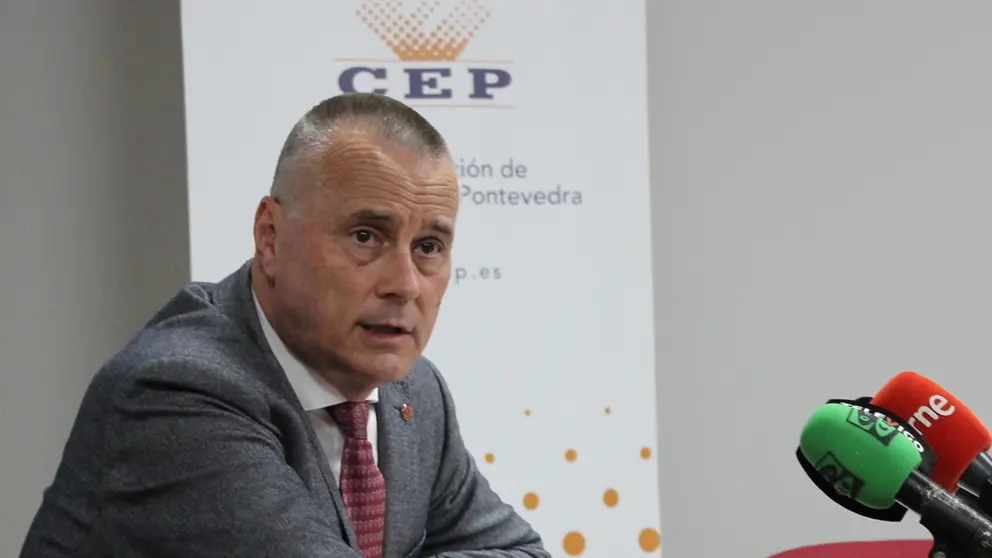 Jorge Cebreiros, presidente de la Confederaci&oacute;n Empresarial de Pontevedra.