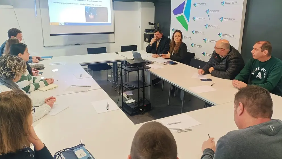 Jornada de presentaci&oacute;n de las ayudas a la transici&oacute;n justa en la sede de Cofer en Ferrol.