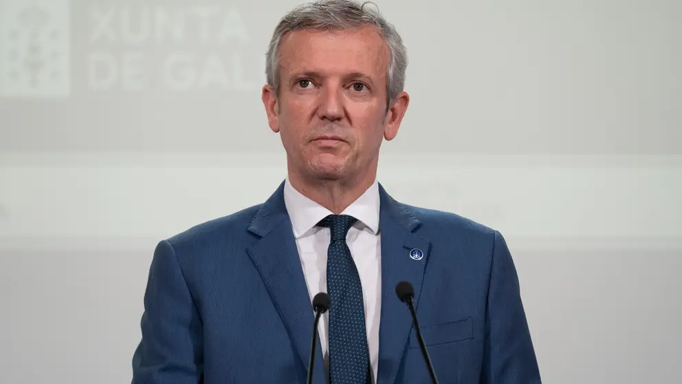 Alfonso Rueda, presidente de la Xunta./DAVID CABEZ&Oacute;N.