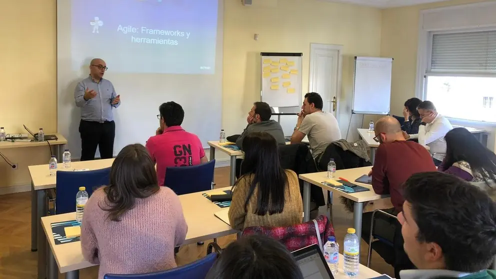 Una formaci&oacute;n del IDE Asime, en la sede en Vigo del centro.