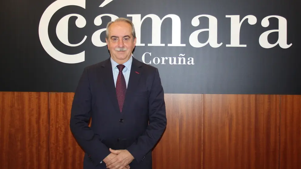 Antonio Couceiro, presidente de la C&aacute;mara de Comercio de A Coru&ntilde;a.