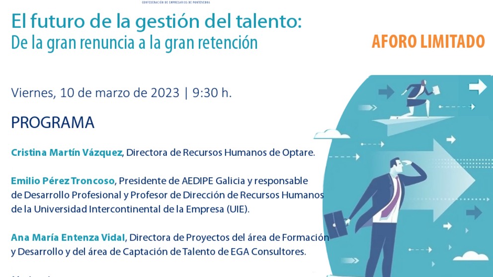 Jornada sobre la gesti&oacute;n del talento organizada por la CEP y el Colexio Oficial de Psicolox&iacute;a de Galicia.