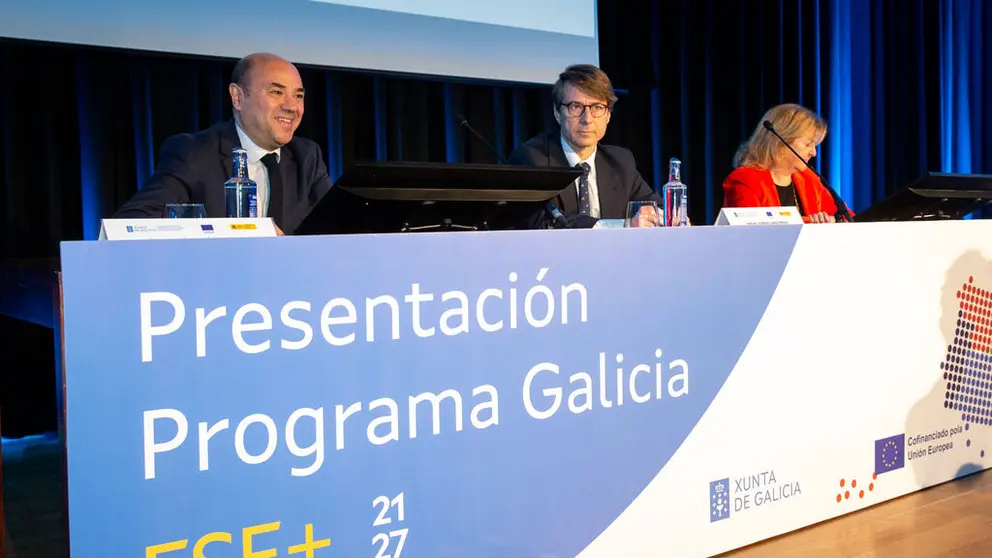 Acto de presentaci&oacute;n del programa operativo del Fondo Social Europeo Galicia 2021-2027. /XO&Aacute;N CRESPO.