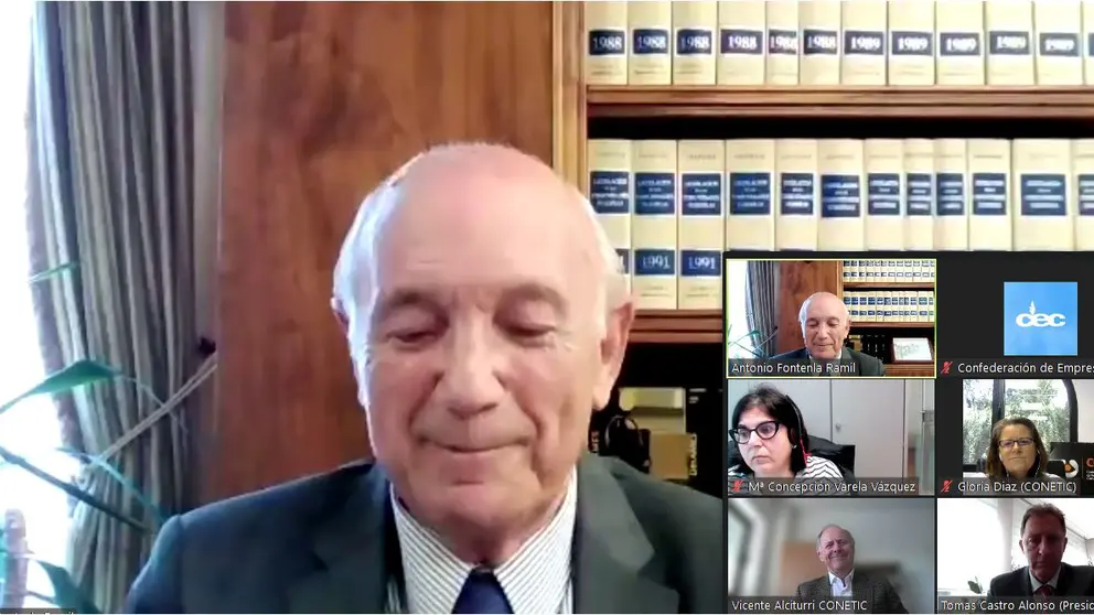 Intervenci&oacute;n del presidente de la CEC en la jornada online sobre la obligatoriedad de la factura electr&oacute;nica.