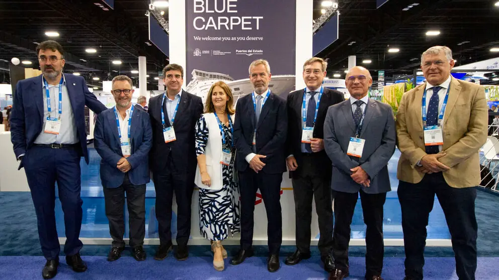 Delegaci&oacute;n espa&ntilde;ola en Seatrade Cruise Global.