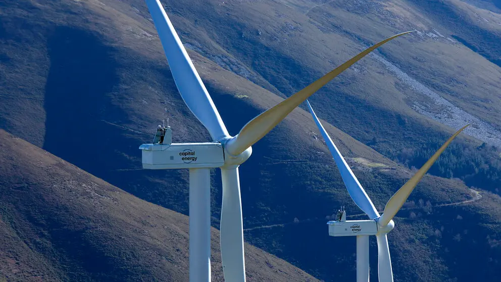 Un parque e&oacute;lico de Capital Energy.