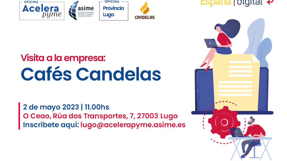 La Oficina Acelera Pyme Rural de Lugo organiza una visita a la empresa Caf&eacute;s Candelas.