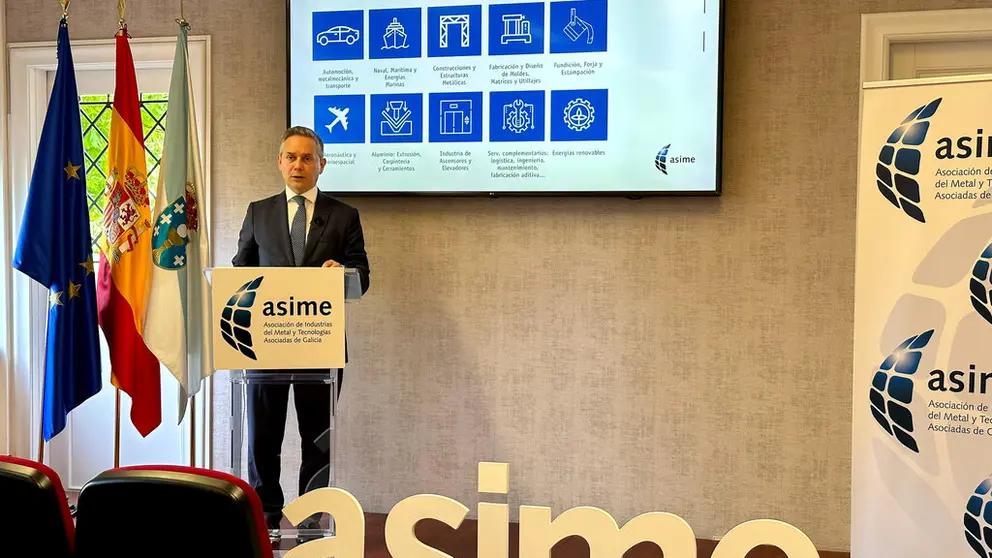 Enrique Mall&oacute;n present&oacute; el informe anual de Asime correspondiente a 2022.