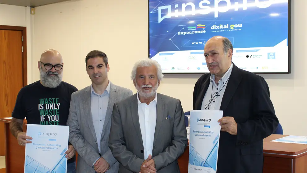 Pablo Sanmart&iacute;n, Rosendo Fern&aacute;ndez y Rogelio Mart&iacute;nez presentaron el encuentro "Inspiro".