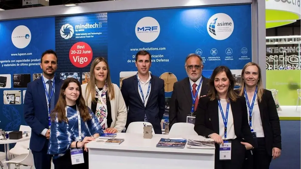 Stand de Asime en Feindef, Feria Internacional de Defensa y Seguridad, en Madrid.