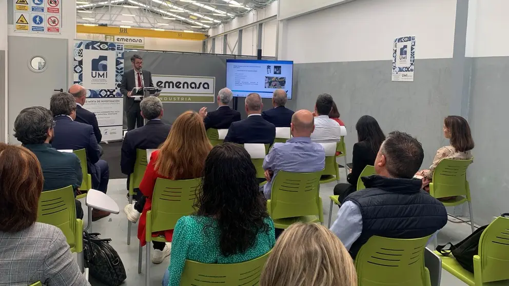 Roberto Alonso, secretario general de Anfaco, en la presentaci&oacute;n de resultados de la UMI desarrollada conjuntamente con Emenasa.