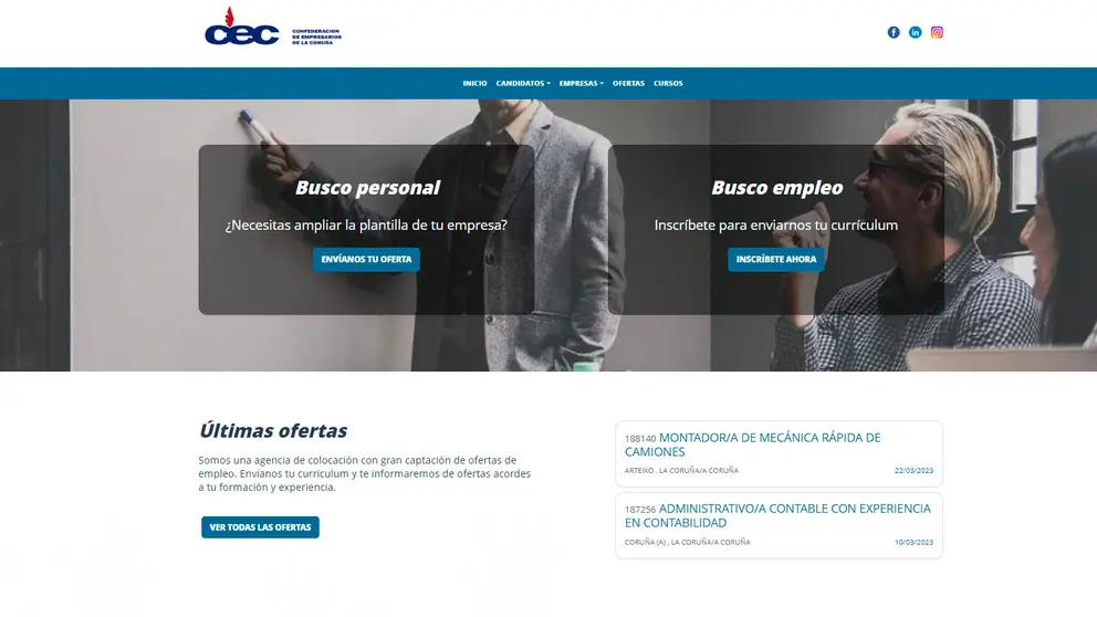 La CEC digitaliza su Agencia de Colocaci&oacute;n.