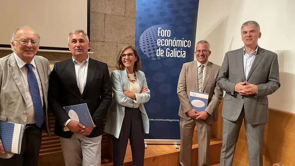Presentaci&oacute;n do informe do Foro econ&oacute;mico de Galicia.
