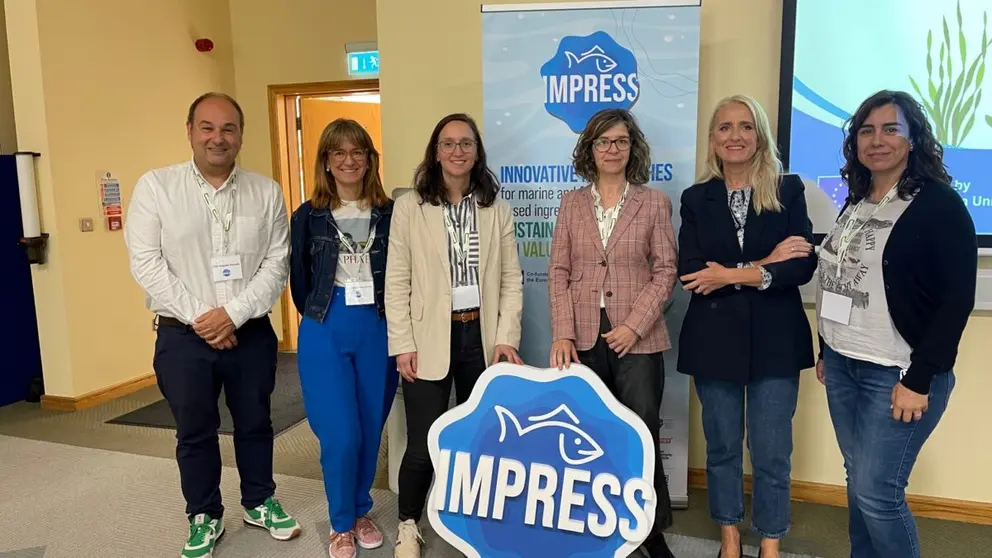 Socios del proyecto IMPRESS en el que participan por  parte gallega el Clusaga y Anfaco.