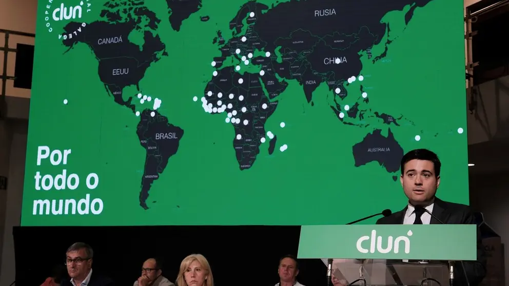 El director general de Clun, Juan Gall&aacute;stegui, desgran&oacute; las cuentas de 2022 ante la asamblea de cooperativistas.