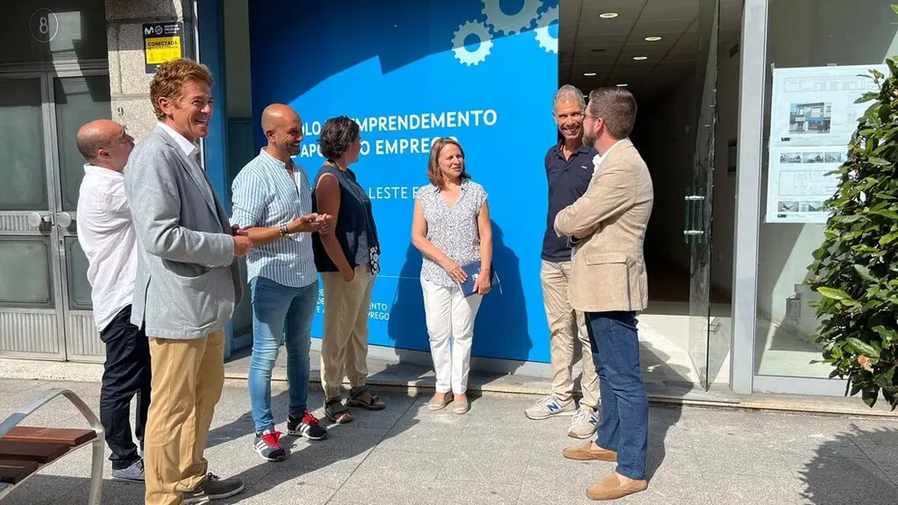 O secretario xeral de Apoio ao&nbsp;Emprego, Traballo Aut&oacute;nomo e Econom&iacute;a Social, Pablo Fern&aacute;ndez, visitou no Porri&ntilde;o as instalaci&oacute;ns&nbsp;do Polo de emprendemento de Pontevedra Leste e Sur..