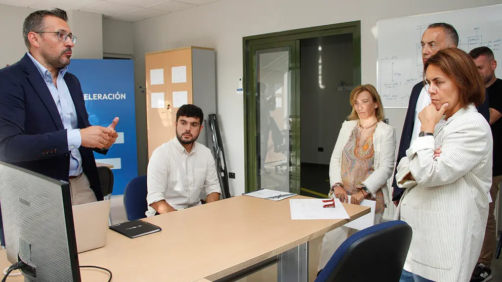 La directora de Gain, Patricia Argerey, visit&oacute; en Lugo  startup Golondrina25, participante en el itinerario de aceleraci&oacute;n de la 4&ordf; edici&oacute;n de la BFAero.