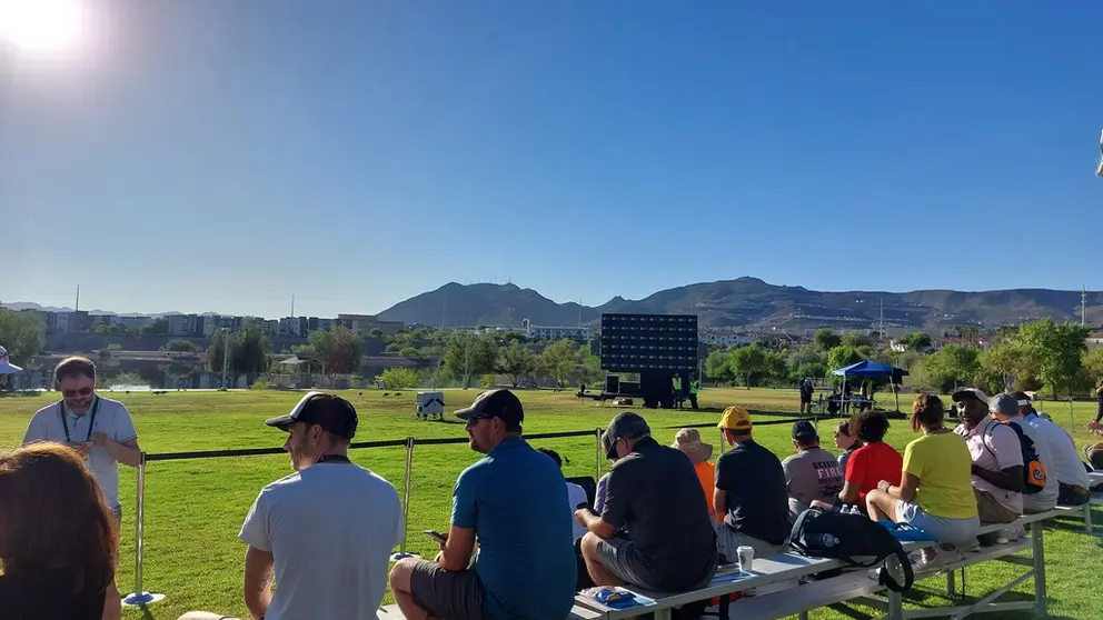 Exhibici&oacute;n de drones en la feria Commercial UAV Expo celebrada esta semana en Las Vegas.