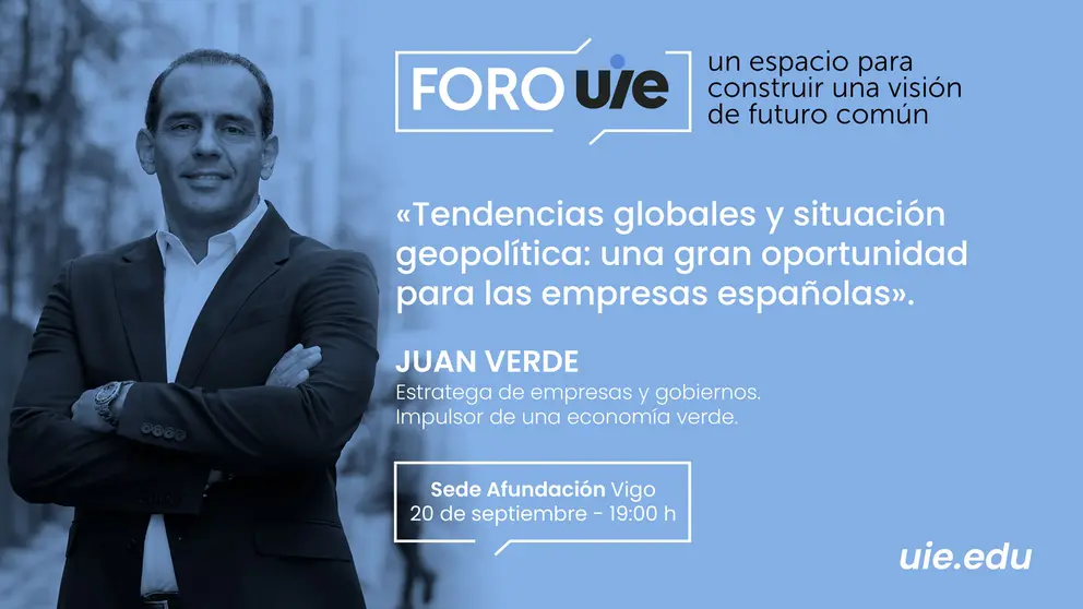 Juan Verde impartir&aacute; una charla en Afundaci&oacute;n, en Vigo.