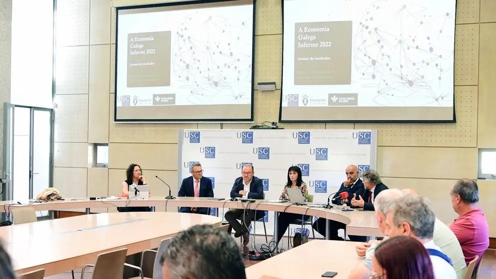 Presentaci&oacute;n do informe sobre a econom&iacute;a galega , elaborado polo Idega.