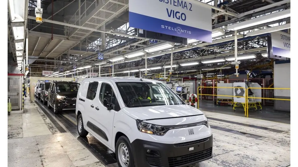 Planta de producci&oacute;n de vehiculos de Stellantis Vigo.
