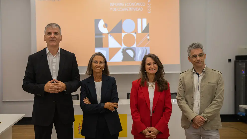 Santiago Lago, y Miguel Loureiro, en la presentaci&oacute;n del &uacute;ltimo informe Ard&aacute;n.