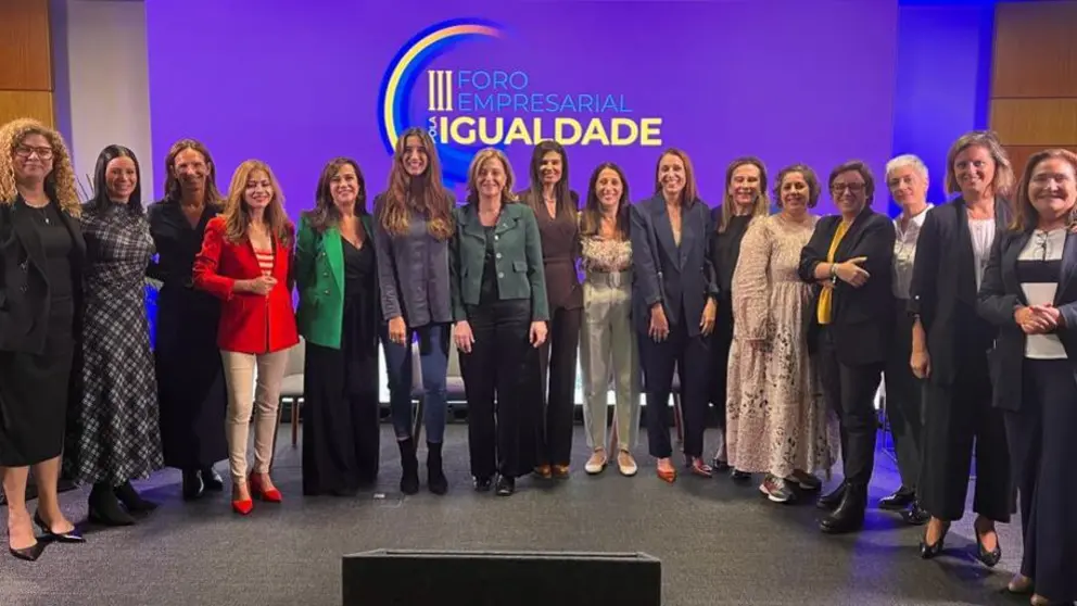 Asistentes al III Foro Emrpesarial pola Igualdade, celebrado este martes en