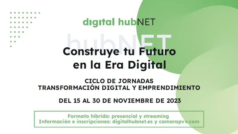 El ciclo de jornadas, que lleva por t&iacute;tulo &lsquo;Construye tu futuro en la era digital&rsquo;, incluye un total de nueve&nbsp;eventos.