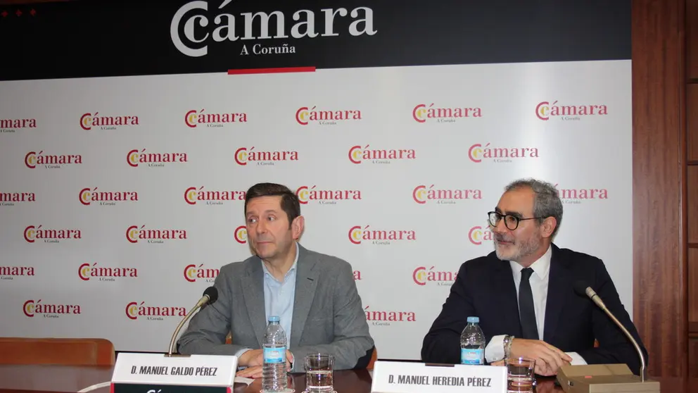 Presentaci&oacute;n das axudas da Xunta ao sector comercial na sede da C&aacute;mara da Coru&ntilde;a.