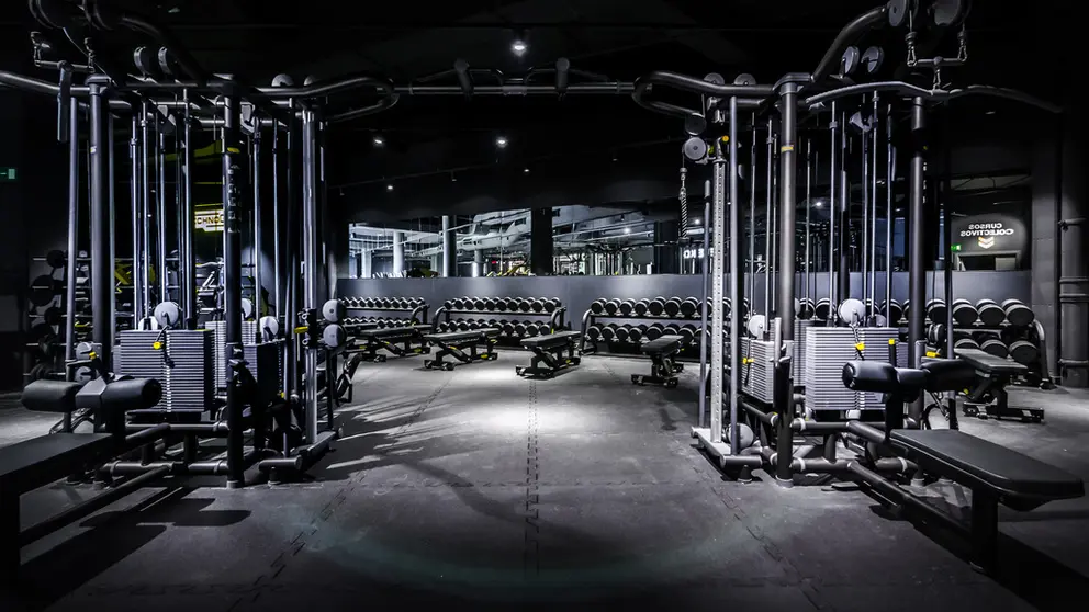 Imagen de una de las salas de los centros Fitness Park.
