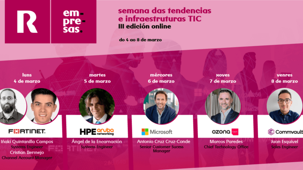Cartel da 3&ordf; edici&oacute;n da "Semana das tendencias e infraestruturas TIC&rdquo;.
