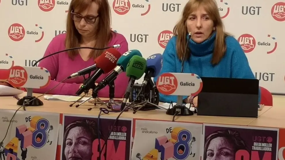 Presentaci&oacute;n do informe "8 de marzo" realizado por UGT-Galicia.