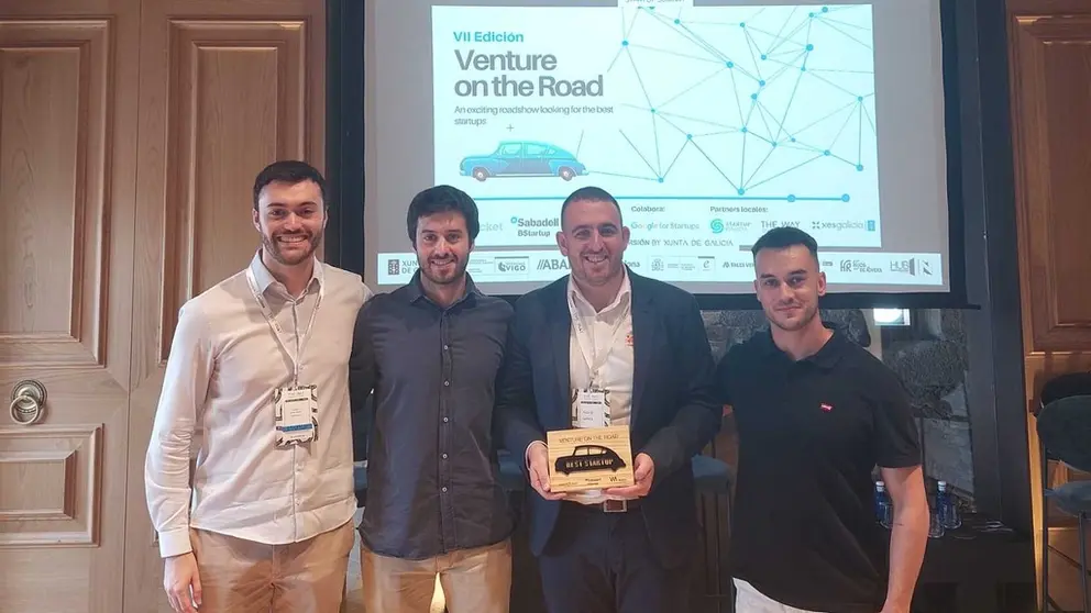 Ganador y finalistas de Venture on the Road de Vigo.