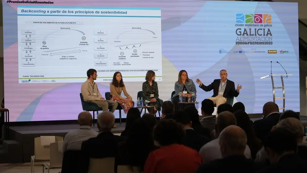 Mesa redonda no Foro Galicia Alimentaci&oacute;n de 2023./CEDIDA.